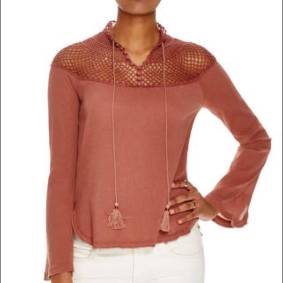 Free People Tops - Free People On the Island Top in Spice